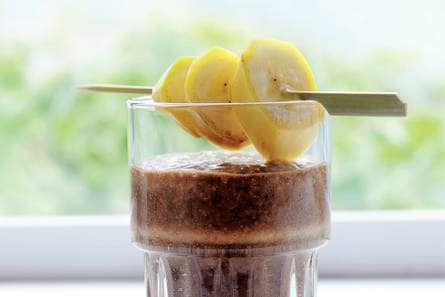 Banaan-soja-espressosmoothie