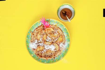 Meergranenpannenkoek met appel
