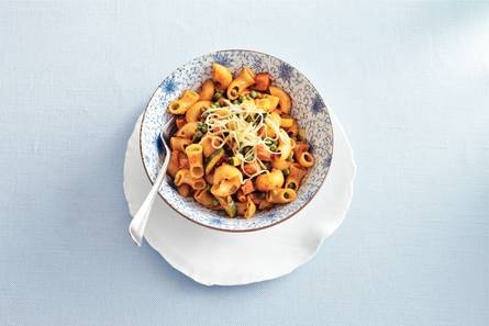 Macaroni met ham