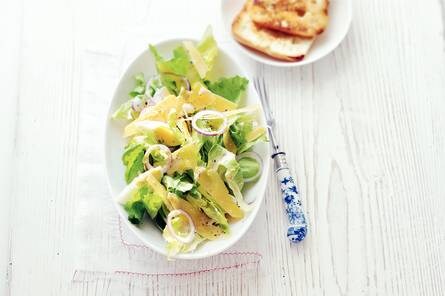 Andijviesalade met oude kaas