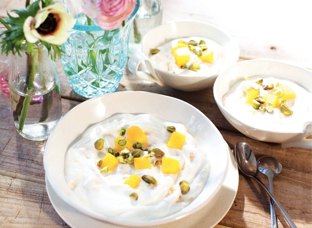 Nagerechten met yoghurt