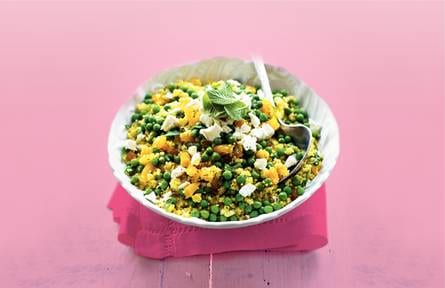 Lentecouscous met geitenkaas