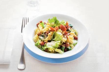 Pasta met andijvie en chorizo
