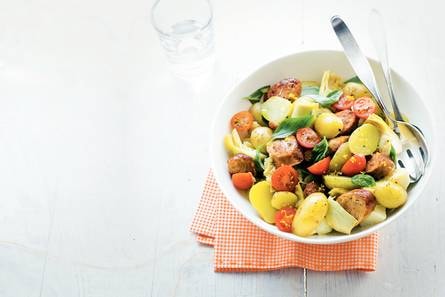 Lauwwarme kriel-artisjoksalade