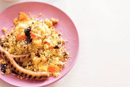 Lamsworstjes met rauwkostsalade