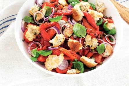 Paprika-broodsalade