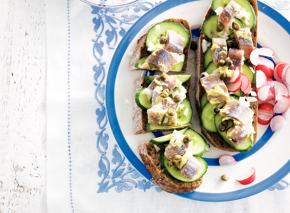 Deense haringsalade