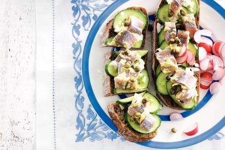 Deense haringsalade
