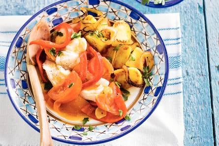 Portugese kabeljauw met paprika