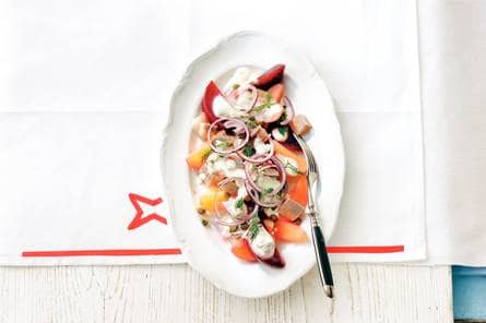 Bieten-haring-aardappelsalade
