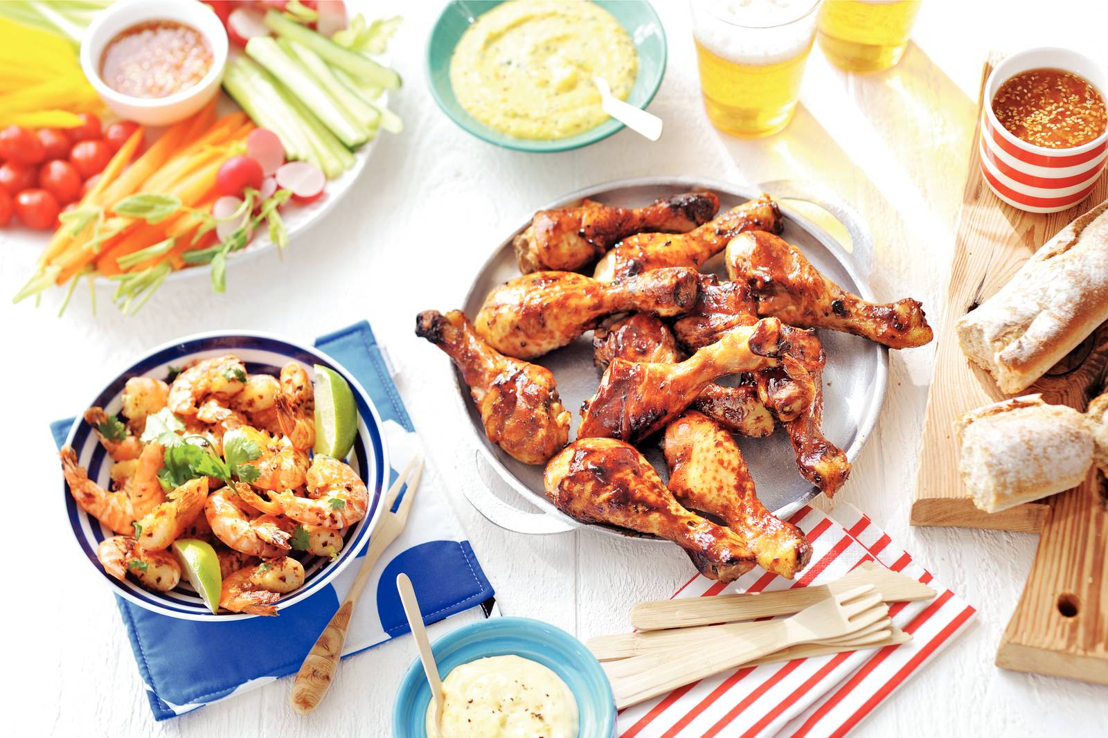 Drumsticks op de bbq Populaire Allerhande recepten Albert Heijn