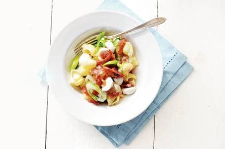 Pasta met parmaham