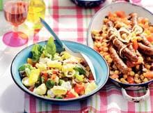 Mediterrane campingpasta