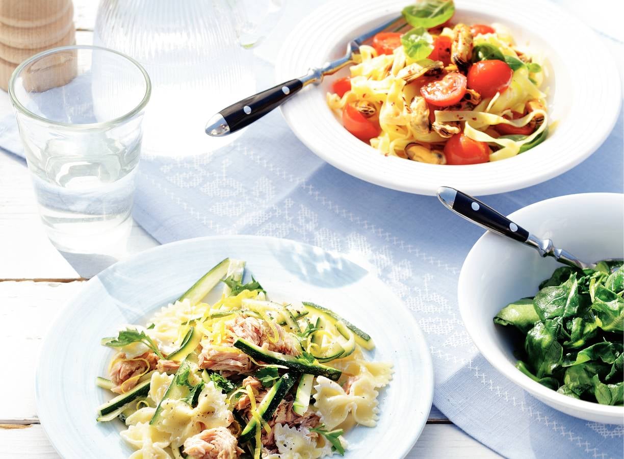 Tagliatelle met mosselen