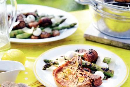 Ribkarbonades met rozemarijn