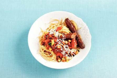 Spaghetti met saus