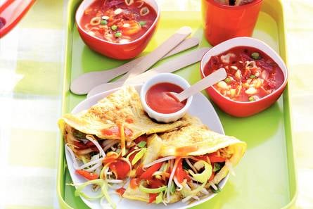 Snelle zomerminestrone