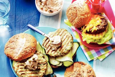 Hawaïburger met verse ananas
