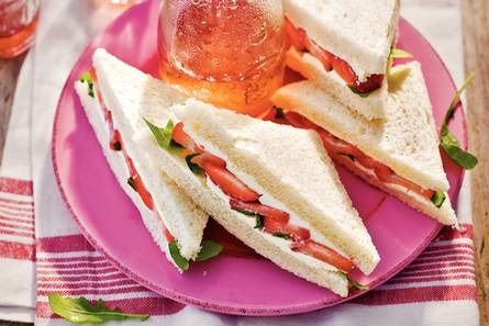Sandwich aardbei