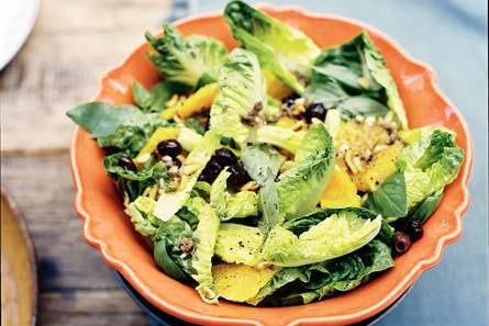 Salade met sinaasappel en ansjovis