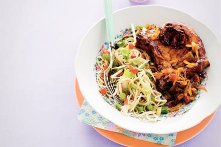 Karbonade in zoetzure ketjapsaus