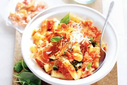 Trapani rigatoni met pancetta
