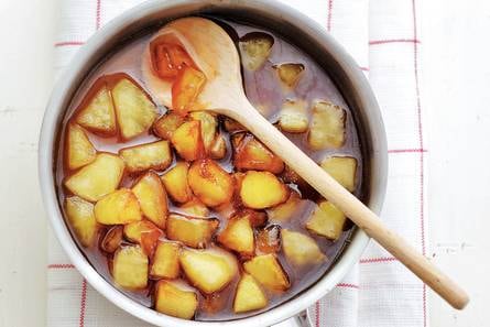 Cidersaus met appeltjes