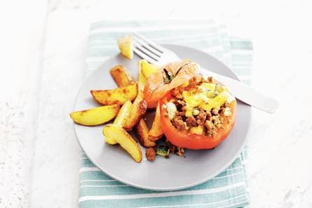 Tomaten met vegagehakt