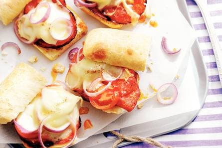 Ciabattina chorizo en mozzarella