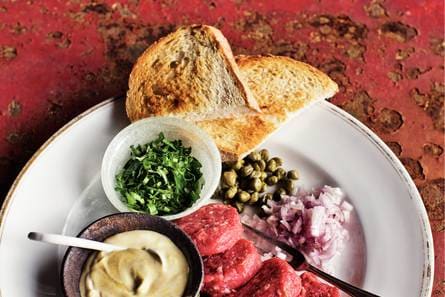 Steak tartaar van ossenworst