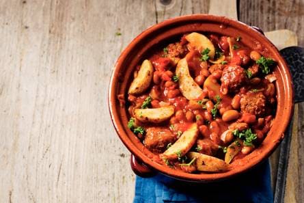 Vegetarische bonenstoof
