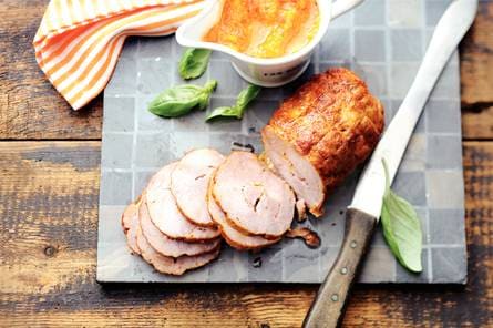 Rollade met tomatensaus