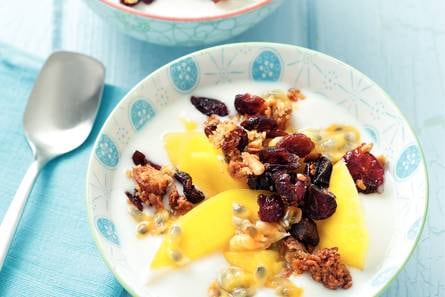 Yoghurt en fruit