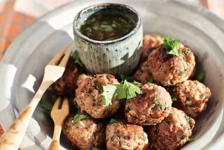 Gehaktballetjes met saus
