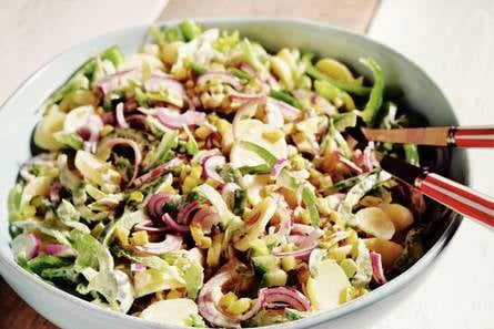 Aardappelsalade met bleekselderij