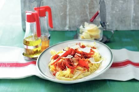 Arrabbiata met paprika en wodka