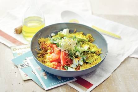 Quinoasalade met geitenkaas