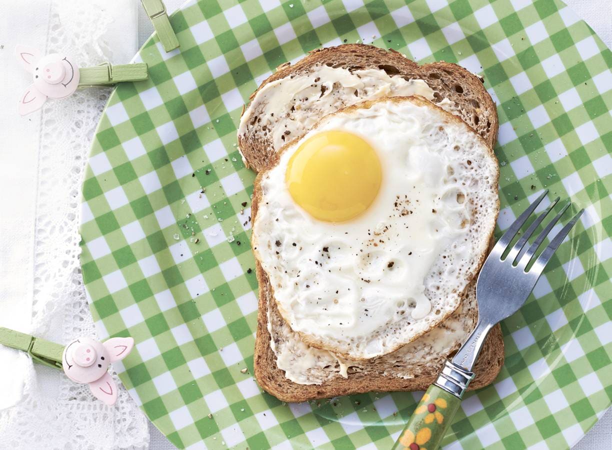 Boterham Met Gebakken Ei Recept Allerhande Albert Heijn