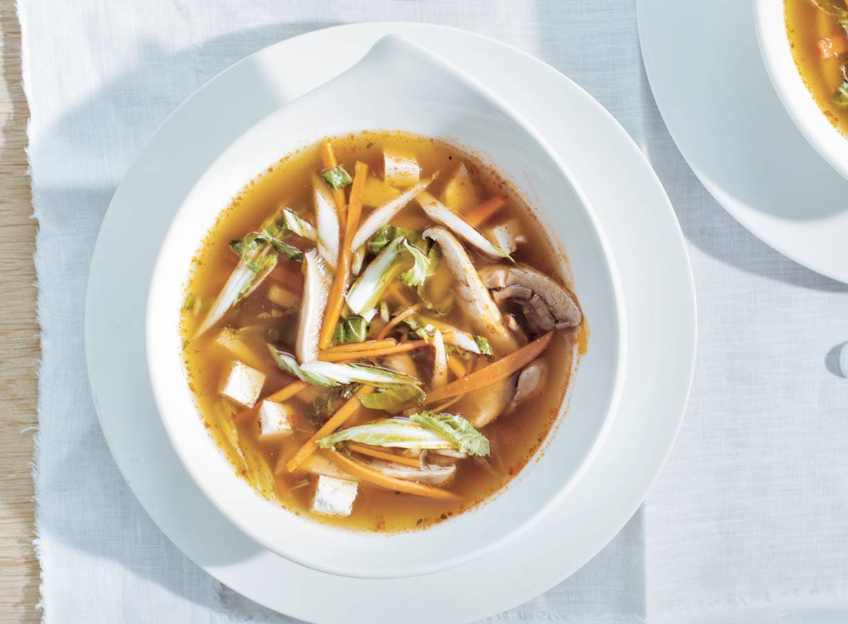 Tom yam met oesterzwam