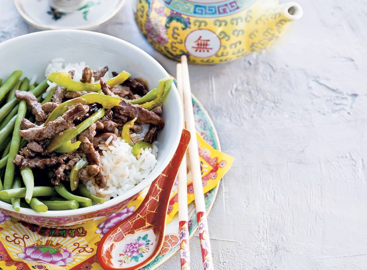 Kung po beef