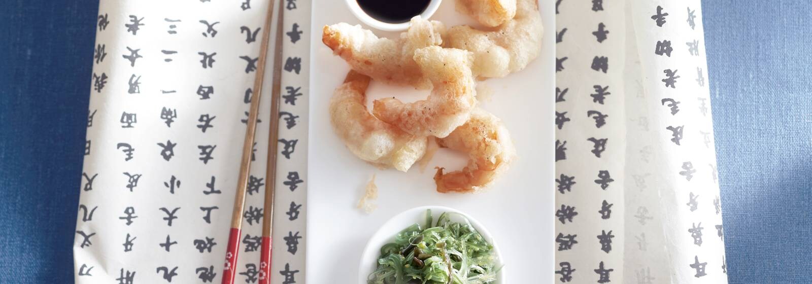 Tempura van garnalen recept Allerhande Albert Heijn