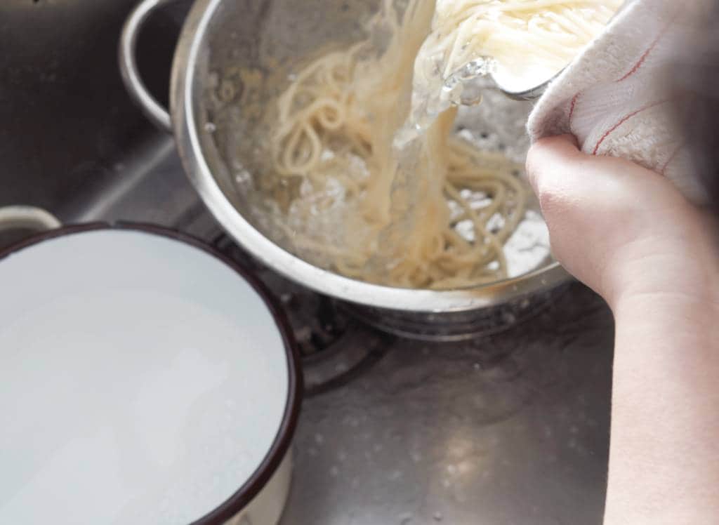Spaghetti maken