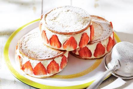 Aardbeientaartjes