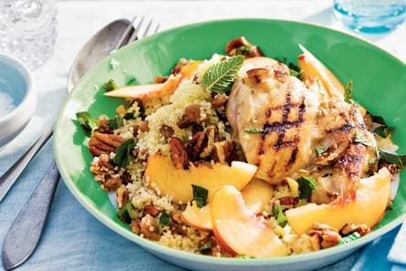 Zoet-hartige couscous met perzik