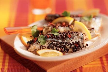 Sardines in koriander-chilimix
