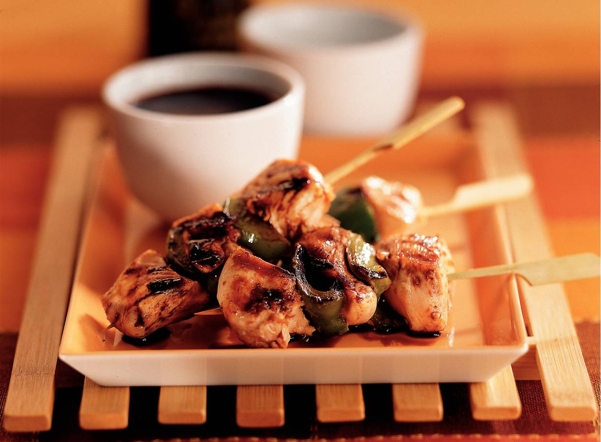 Kip-paprika yakitori
