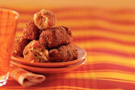 Spaanse kipkroketjes met rauwe ham