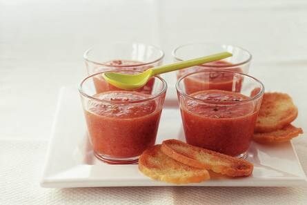 Gazpacho in borrelglaasjes