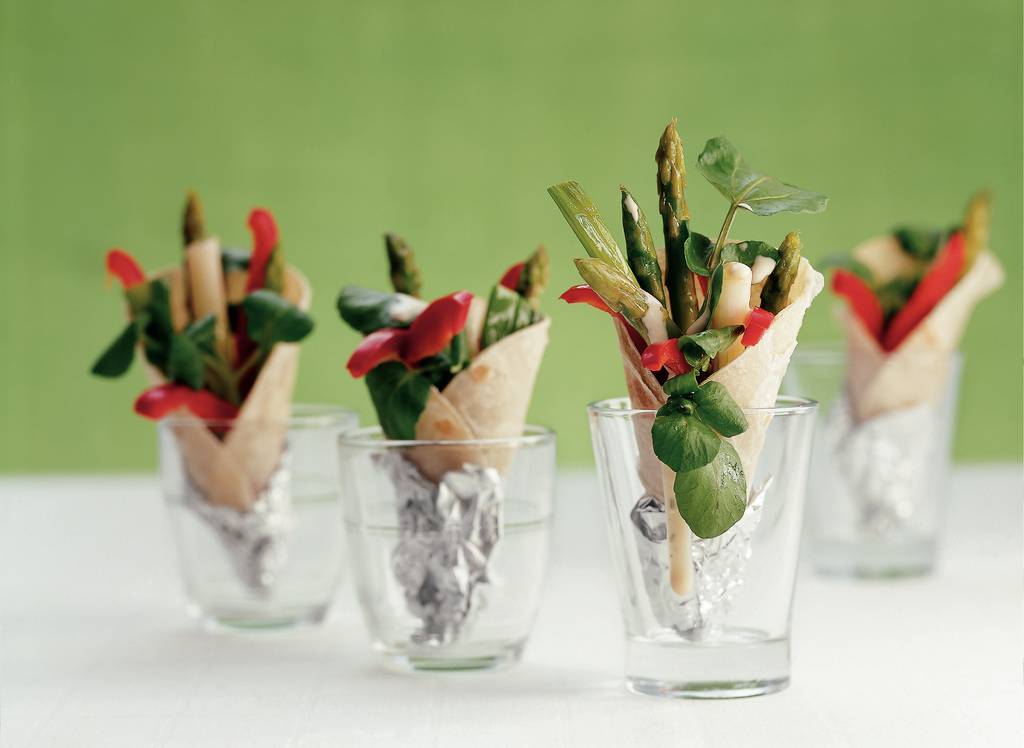 Miniwraps met gegrilde groenten - Albert Heijn