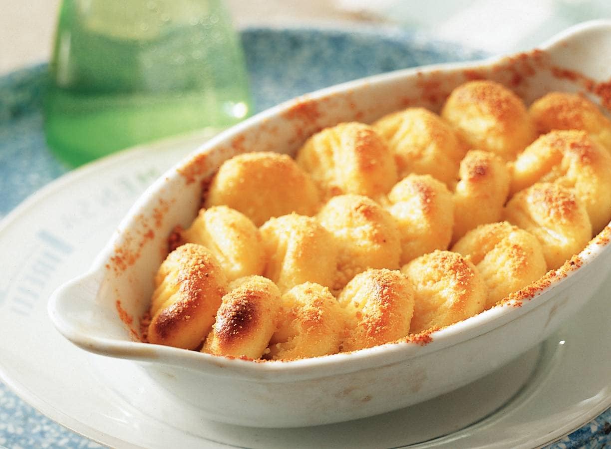 Gnocchi (aardappel-griesballetjes)